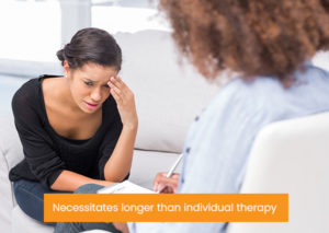 Necessitates-longer-than-individual-therapy.
